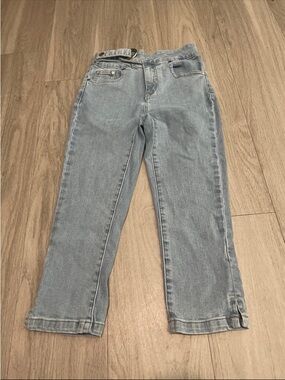 bebe Light Blue Denim Jeans with Black Label